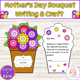 Mother's Day Flower Bouquet Craft & Writing Activity, Gift