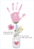 Mother's Day Flower Handprint Art