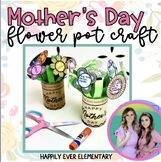 Mother's Day Flower Pot Craft and Writing | Gift for mom