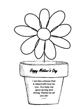 Mother s Day Flower and Poem by Third Grade Treats TpT