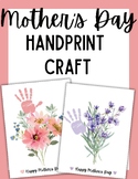 Mother's Day Flowers Handprint Craft | Printable