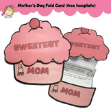Mother's Day Fold Card Craft (Karens Kids Free Template)