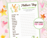 Mother's Day Games - Word Scramble