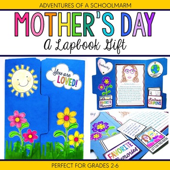 Preview of Mother's Day Gift - A Lapbook Craft for Upper Elementary