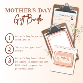 Mother's Day Gift Bundle: Child Questionnaire, Artwork Can