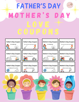 Preview of Father's Day AND Mother's Day Gift Coupons | Love Coupons