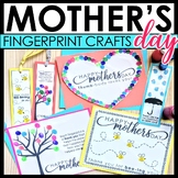 Mother's Day Gift Fingerprint Craft Print and Go!