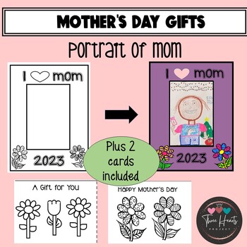 Preview of ** UPDATED for 2024***Mother's Day Gift | Portrait of Mom Frame