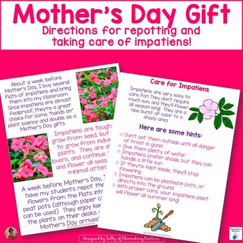 Preview of Mother's Day Gift: Repotting Impatiens