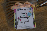 Mother's Day Gift Tags/ Seed Packet Tag
