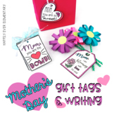 Mother's Day Gift Tags and Writing