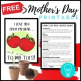 Mother's Day Gift Tomato Plant Card