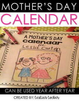 Preview of Mother's Day Gift {custom calendar}