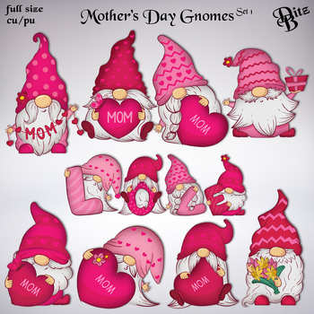 Preview of Mother's Day Gnomes Set 1