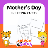 Mother's Day Greeting Cards | Cute Animal Puns | UK/US Spelling