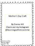 Mother's Day Hand print Craft