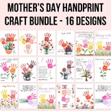 Mother's Day Handprint Art Bundle Printable Handprint Craft