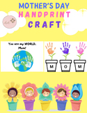 Mother's Day Handprint Craft | Gift for MOM | Craft Template