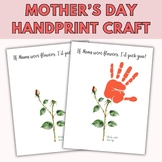 Mother's Day Handprint Craft Printable Handprint Art Parent Gift