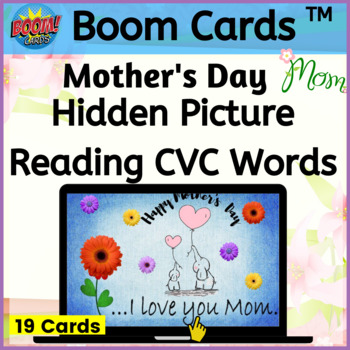 Preview of Mother's Day Hidden Picture - Boom Cards™ Digital Activity