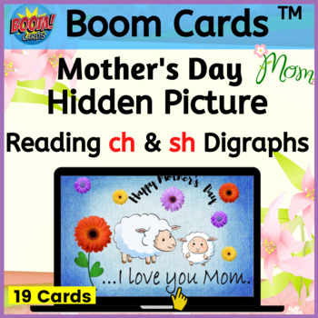 Preview of Mother's Day Hidden Picture - Boom Cards™ Digital Activity