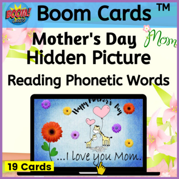 Preview of Mother's Day Hidden Picture - Boom Cards™ Digital Activity