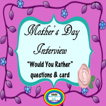 Mother's Day Interview & Card