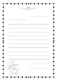 Mother's Day Letter Writing Paper - Mother's day gifts Preschool