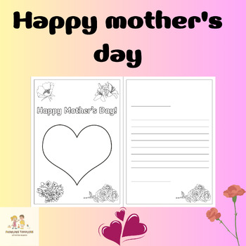 Mother's Day Letter Writing Template by Fabulous toddlers | TPT
