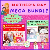 Mother’s Day MEGA Bundle | Craft & Coloring Bookmarks & Ca