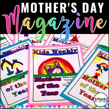 Preview of Mother's Day Magazine Keepsake Gift Printable & Digital 4 Page Magazine Spread