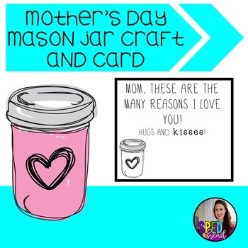 Download Mothers Day Mason Jar Worksheets Teachers Pay Teachers