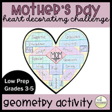 Mother's Day - Math Card Activity & Craft - 3rd 4th 5th Gr