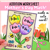 Mother's Day Math Craft - Addition within 10, 20 & Double 