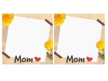 Preview of Mother's Day Mini Picture Poster (Editable)