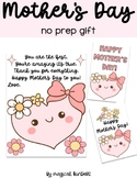 Mother's Day No Prep Gift - Print and Go! Pre-K, Kindergar