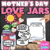 Mother's Day No Prep Love Jars Writing Craft for Mom, Aunt