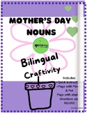 Mother's Day Noun Bilingual Flower Craftivity