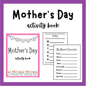 Preview of Mother's Day Packet | Early Finisher Packet