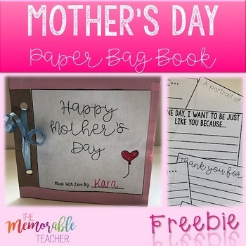 Preview of Mother's Day Paper Bag Book