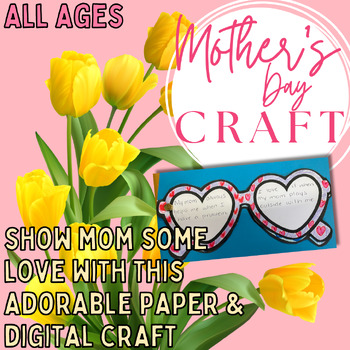 Preview of Mother's Day Paper Craft & Digital Google Slides