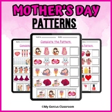Mother's Day Patterns Math Center for Kindergarten
