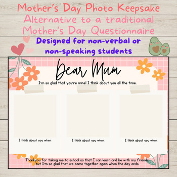 Preview of Mother's Day Photo Keepsake