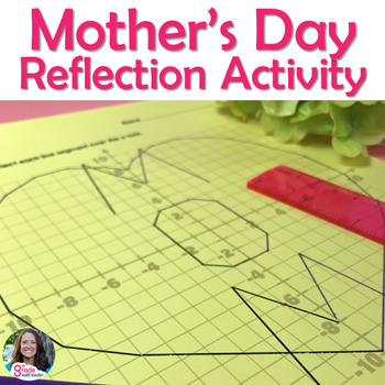 Preview of Mother's Day Plotting and Reflection Activity