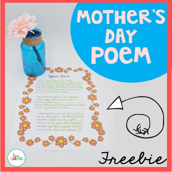Preview of Mother's Day Poem Activity for Students