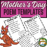 Mother's Day Poem Templates/ Mom Like a Flower/ Poem Gift