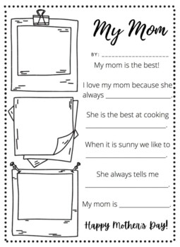Preview of Mother's Day Poem in English and Spanish