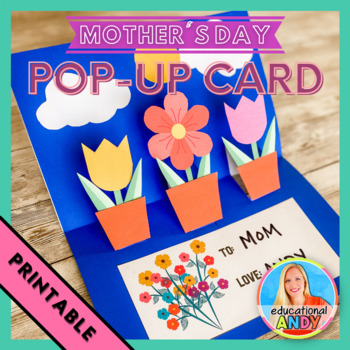 Mother's Day Pop-Up Card! | Printable Craftivity by Educational Andy