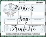 Mother's Day Printable