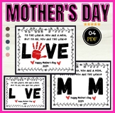 Mother's Day ⭐⭐⭐ Printable, Mother's Day Handprint Art Mot
